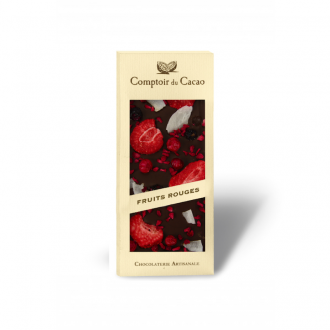 Tablette chocolat fruits rouges