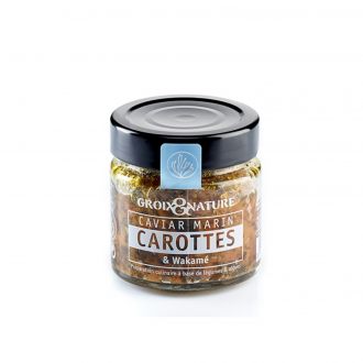 Caviar Marin carottes & wakamé